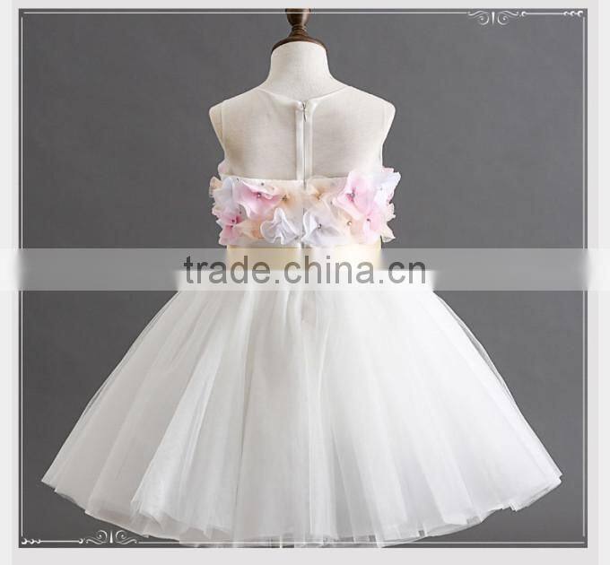 2016 New Blue Princess Dress For Little Girl Adorable Girl Party Dress Cute Kids Wear GD90427-9