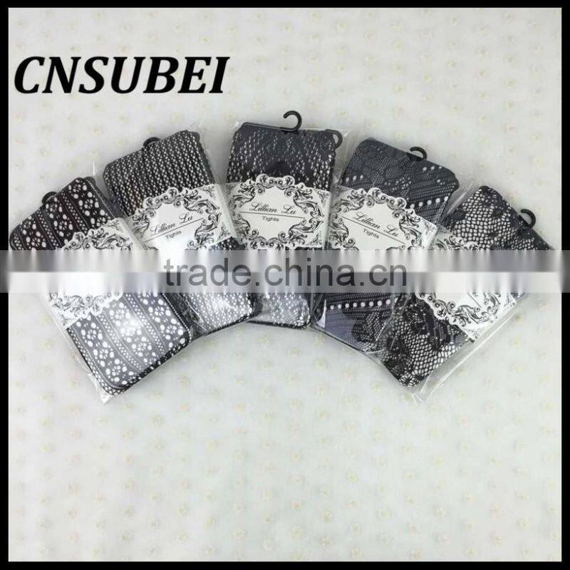 Summer sexy jacquard fishnet stockings pantyhose vintage hollow bottoming tights