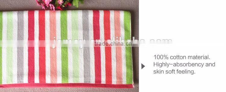 100% cotton yarn dyed jacquard towel beach woven designs