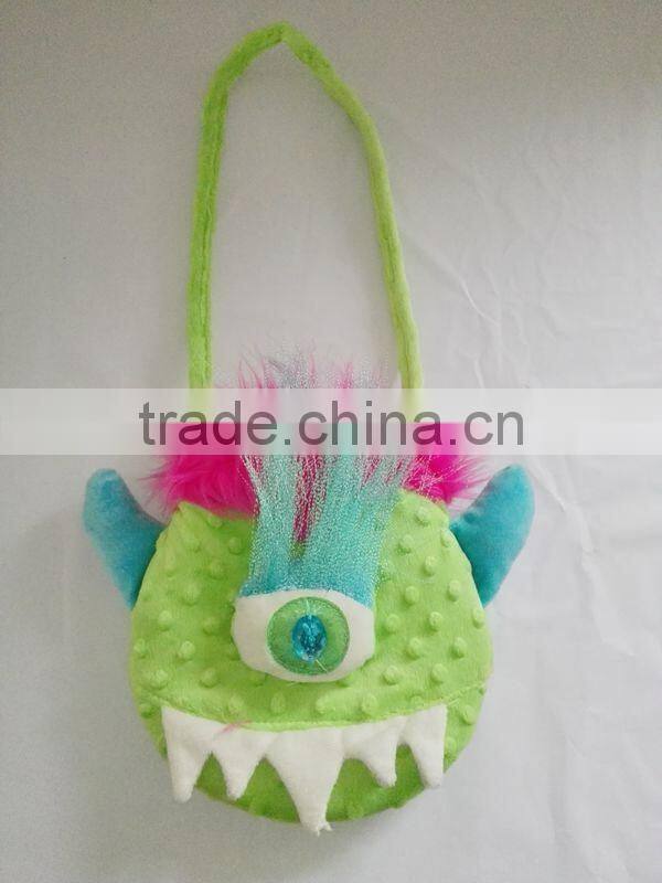New design fancy animal shaped plush coin purse frame for kids