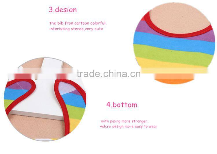 water resistant organic cotton kids children saliva burp apron