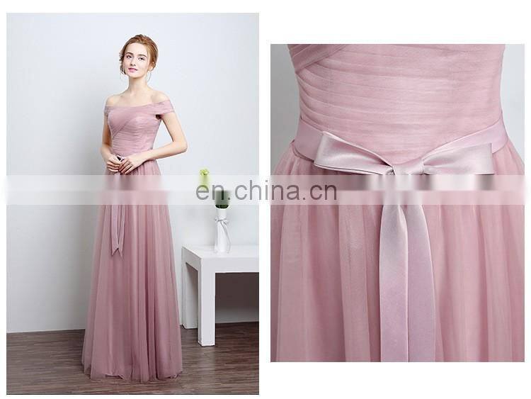 HS1613 Vintage A line Long Cheap 2017 Wedding Prom Bridesmaid Dress