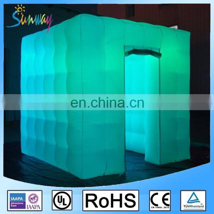 Changing Colors Inflatable Tent With LED Light Photo Booth With A Remote Controller