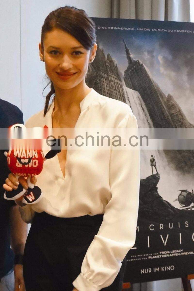 32cm height white and brown custom wholesale stuffed plush rabbit toy