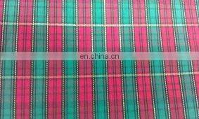 Plaid grosgrain Christmas Ribbon Fabric