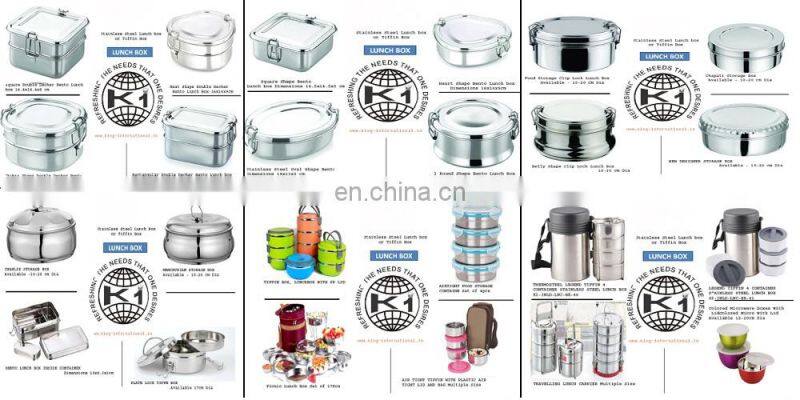 Coloured and Printed Tiffin Ware PT-09