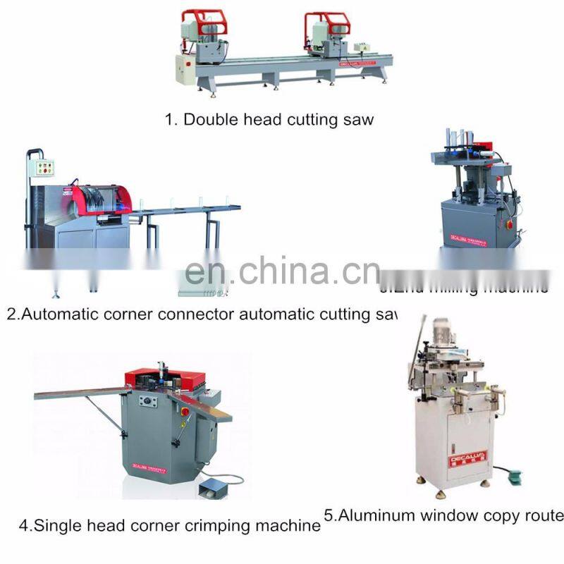 High Efficient Double Mitre Saw for Cutting Aluminum Pvc Profiles