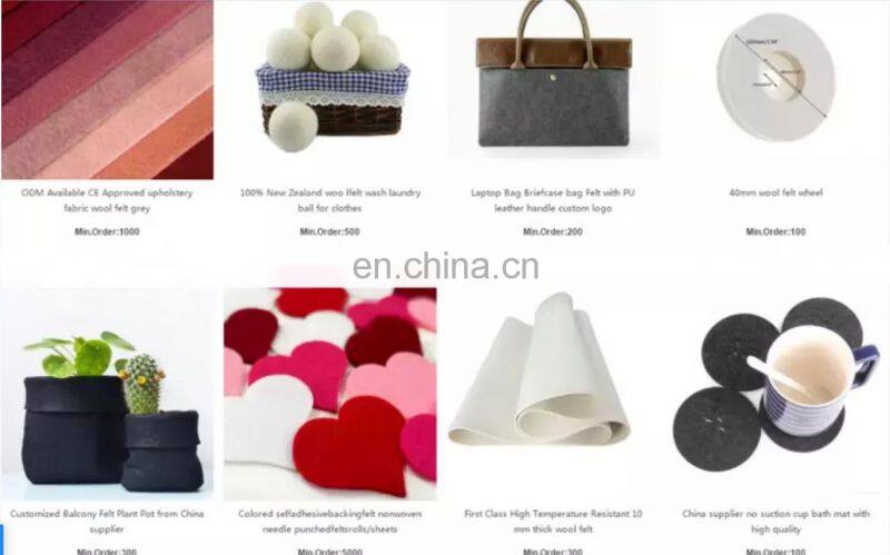 customized 3mm decorating christmas tree felt