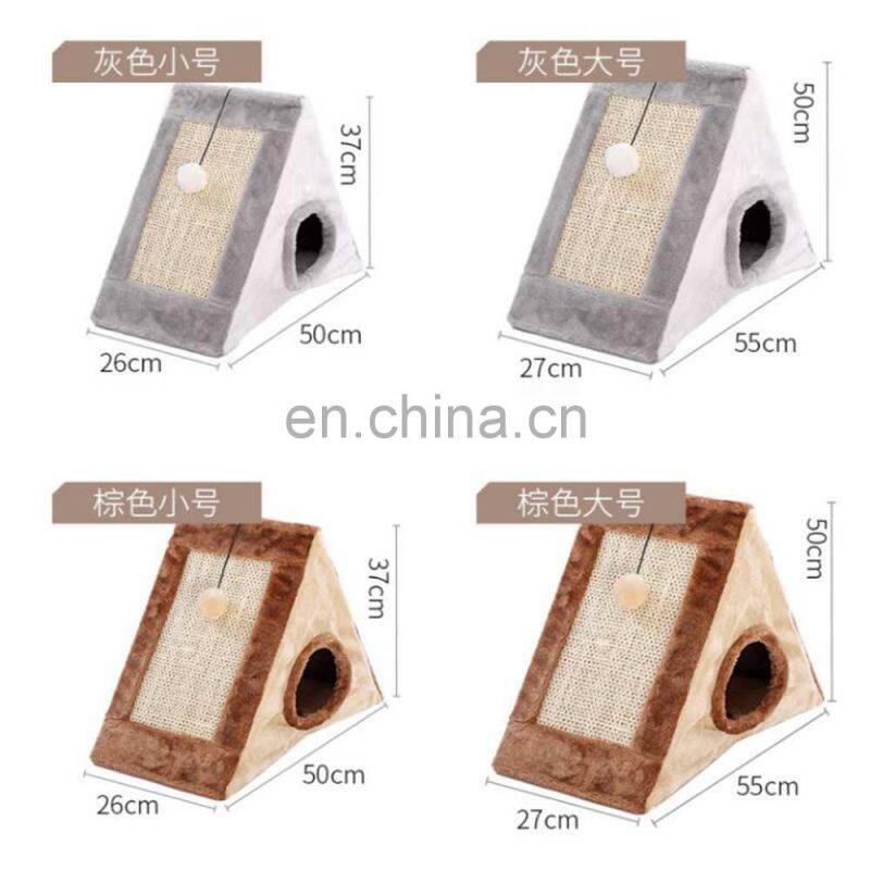 Hot Sale Eco Friendly Multi-functional House Fleece Bedding Products Pet Bed Cat Nest