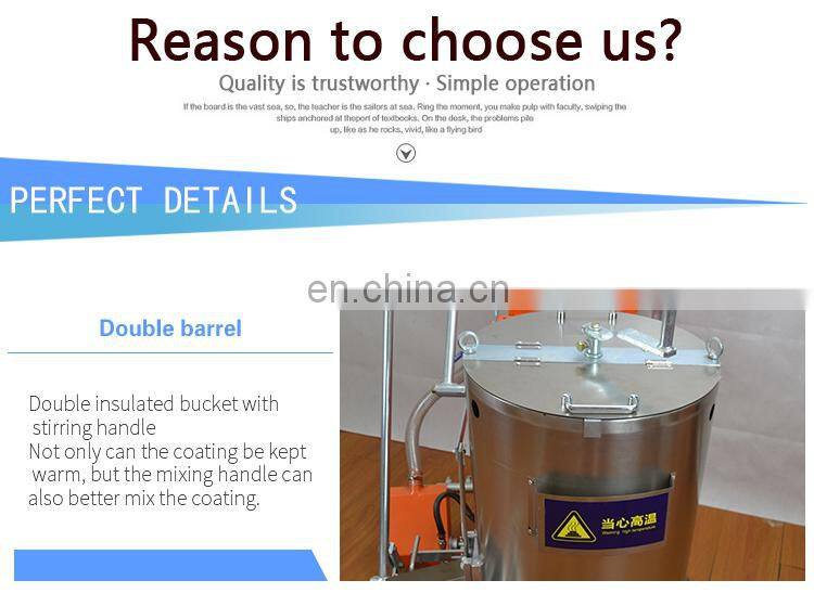 handpush road line paint marking machine