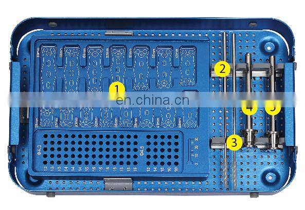 Orthopedic Surgical Instruments Spinal Anterior Cervical Plate System Instrument Set for Cervical Surgery Spine