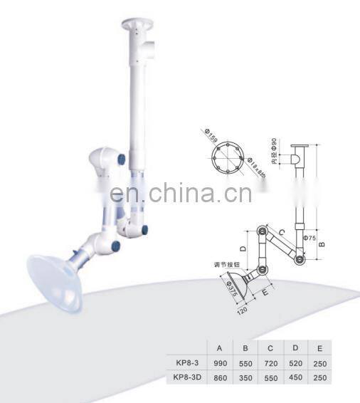 Laboratory Furniture Fume Extractor used in Workbench in Laboratory or School