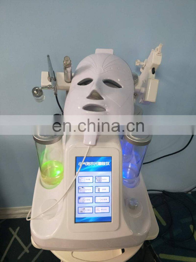 8In1 Micro Dermabrasion Facial Skin Care Bio Bubble Rf Beauty Device