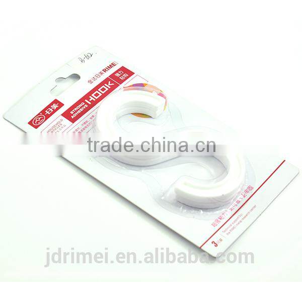 201S'S plastic self adhesive hat hooks wall mounted