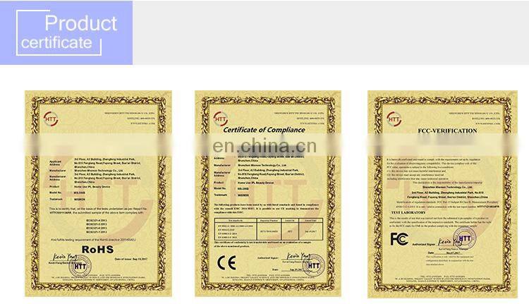 Lcd screen permanent ipl laser hair removal machine for home use