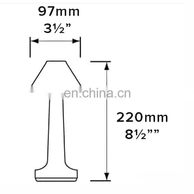 2019 amazon cafe hotel restaurant decorative wireless dimmable table lamp