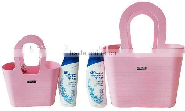 Bath basket with handle