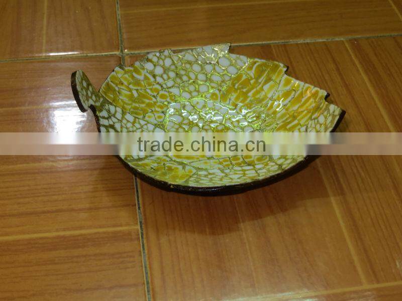 Lacquer coconut bowl