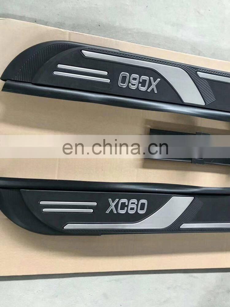 Aluminium Alloy Side Step for car Bars Nerf Bars aluminum Running Board for Volvo XC60 2018 Accessories