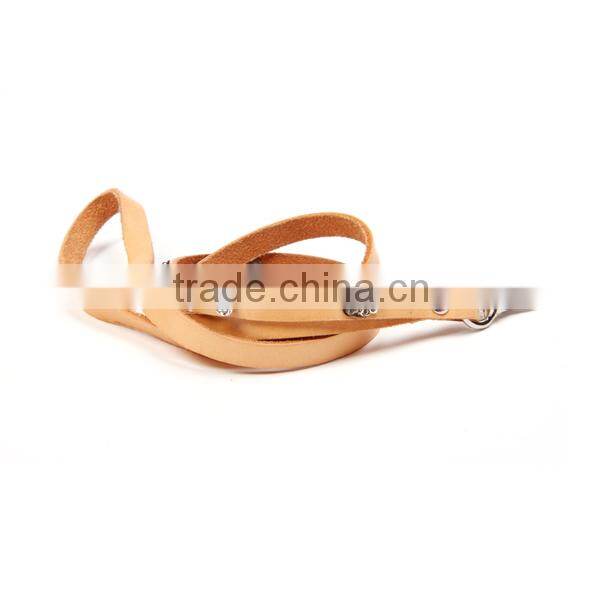 Cheap pu brown key holders strap hang around neck custom leather key chain