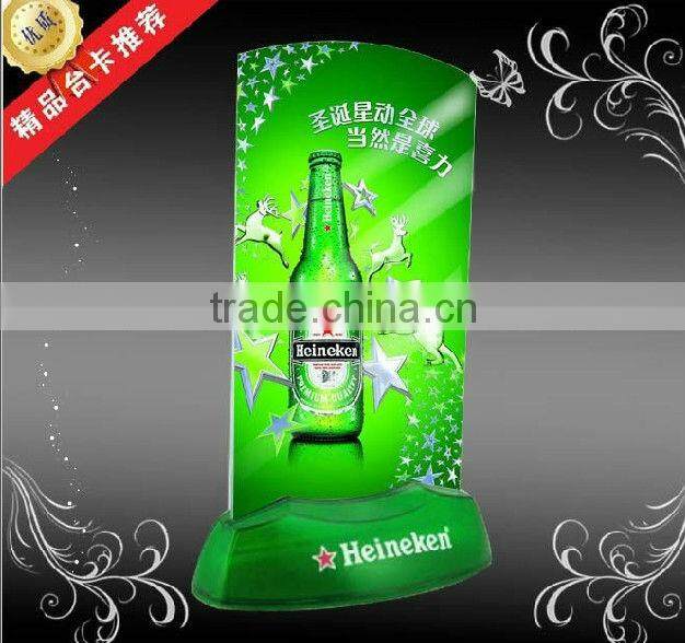 Most popula bar led menu card holder