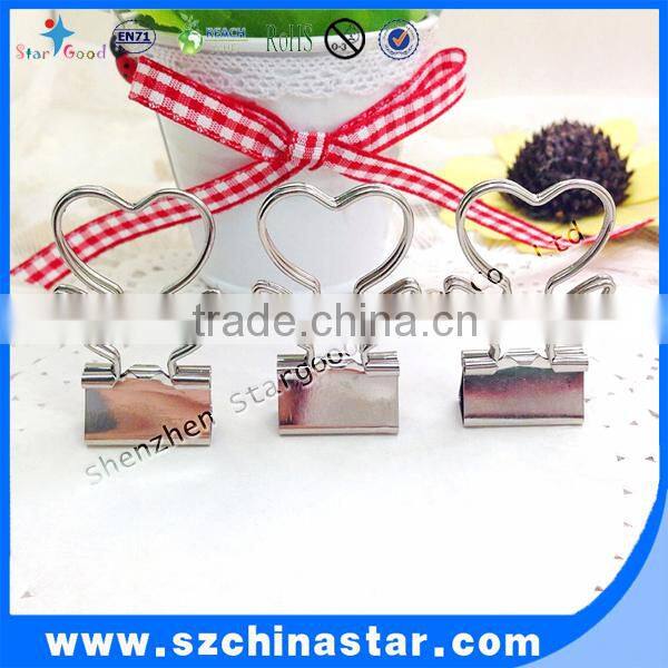 Beautiful flower metal binder clips