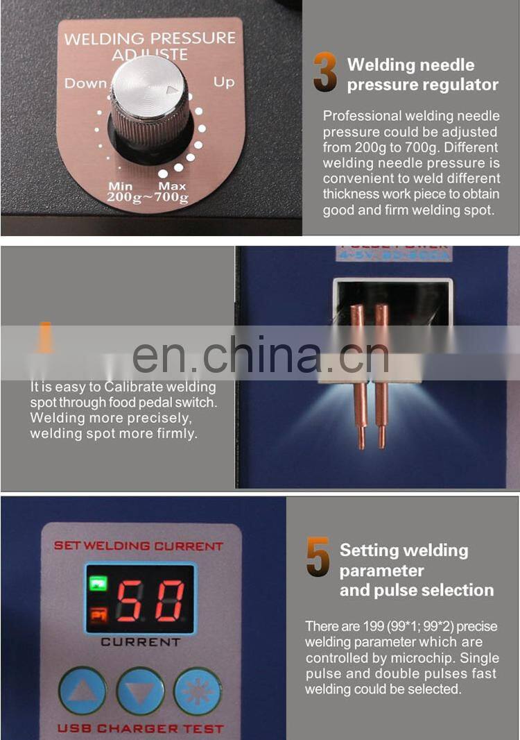 220V/110V 2800W Digital Display Spot Welder 18650 Battery Spot Welder