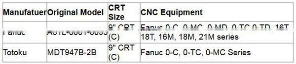 A61L-0001-0093 D9MM-11A 9 Inch LCD Monitor for Replacing FANUC CNC System CRT