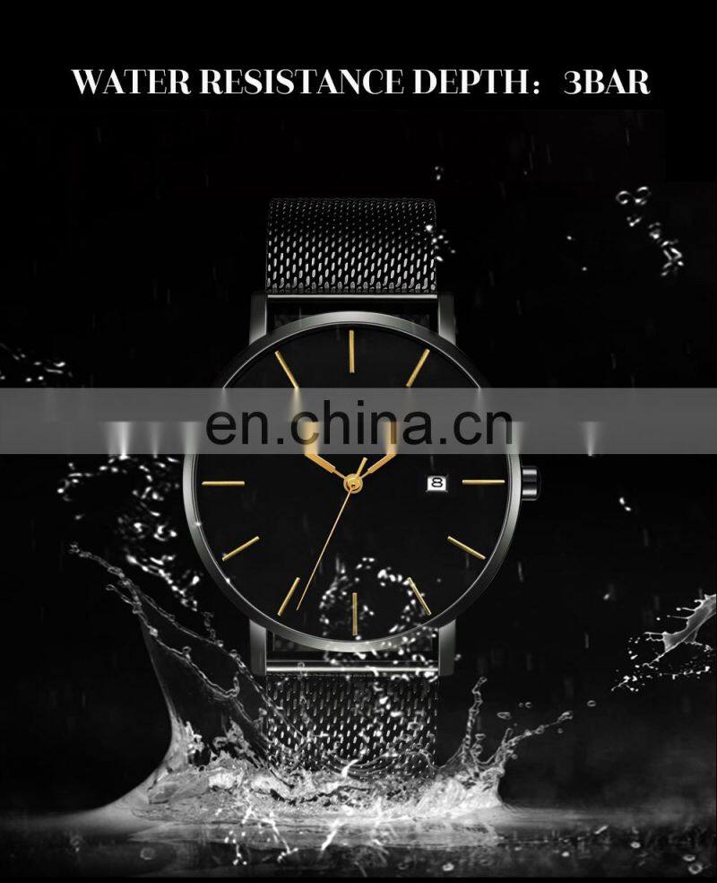 Hannah Martin 151 Classic Design Japan Quartz Waterproof Stainless Steel Fashion Business Thin Watch