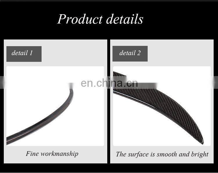 Runde Factory Outlet Carbon Fiber Car Body Parts Spoiler For BMW 3-series E90 M3 Style Rear Wing