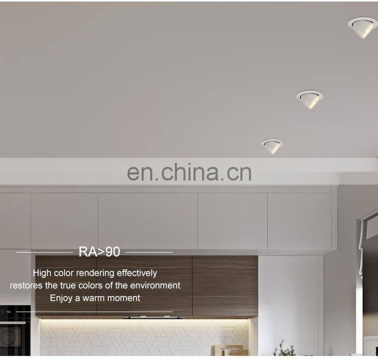 Hot Selling Aluminum Recessed Mounted Cob 25 30 36 Watt Indoor Living Room Bedroom Led Spot Light