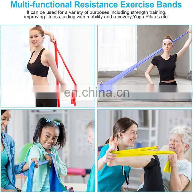 Non-Latex TPE TPR Elastic Band Resistance Bands Set