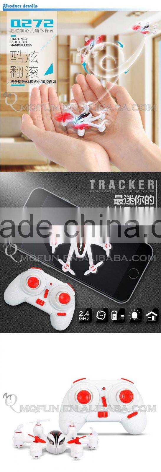 Mini Qute RC remote control flying LED Helicopter Quadcopter Headless mode Educational electronic toy NO.Q272