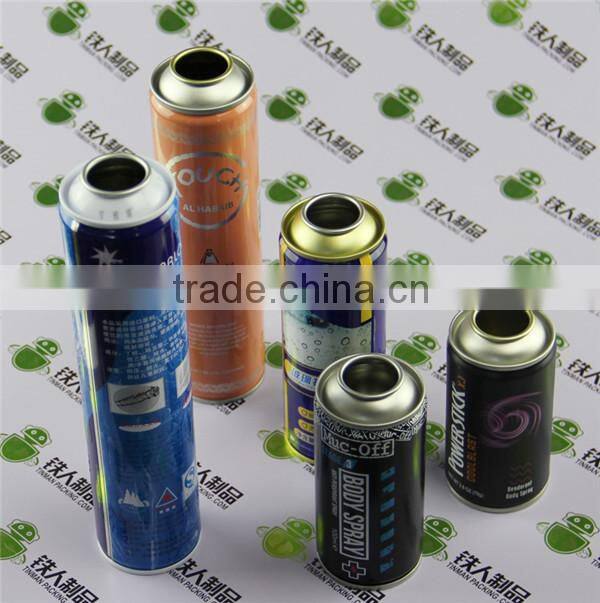 Aerosol Tin Plastic Spray Can
