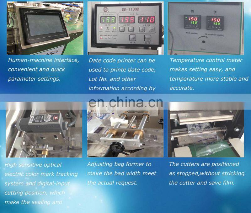Flow Pack Small Dried Mango Cookies Candy Pillow Wrapping Packaging Machinery Dried Fruit Horizontal Packing Machine