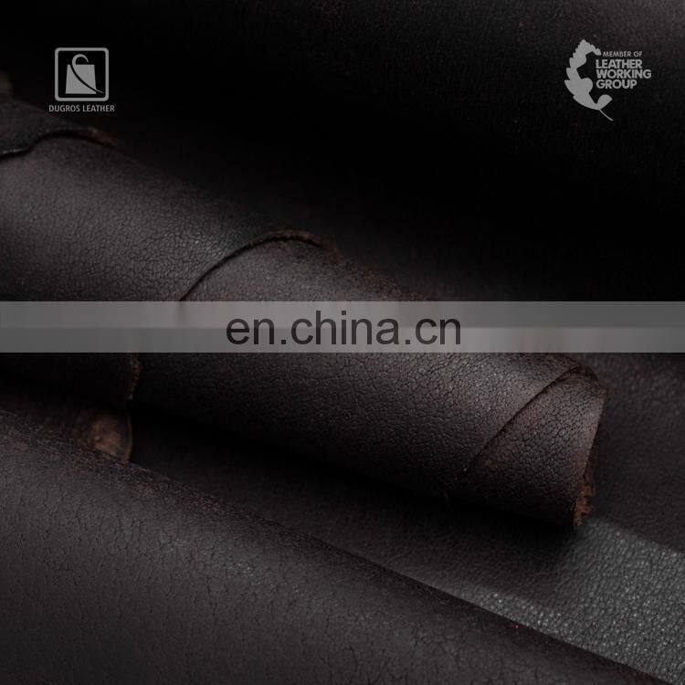 Oil/Waxed Surface Best Quality Wholesale Full Grain Sustainable 22 sqft Vegetable Tanned Buffalo Genuine Leather