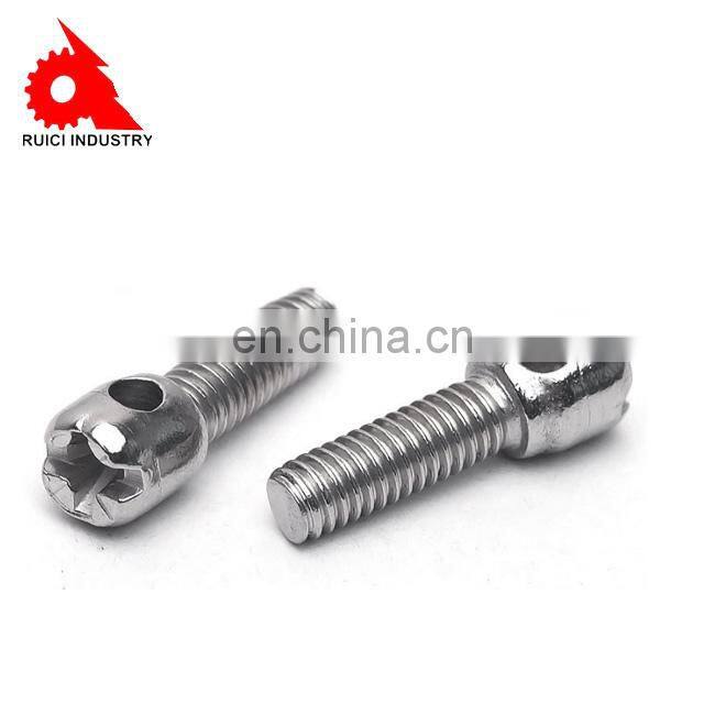 Single hole lead special cross screw m4-m8 for electric meter box