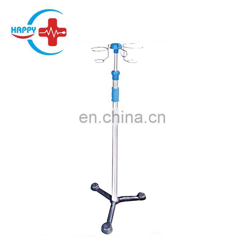 HC-M093 Factory Price Hospital Medical Stainless Steel Infusion Stand IV Pole IV Drip Stand