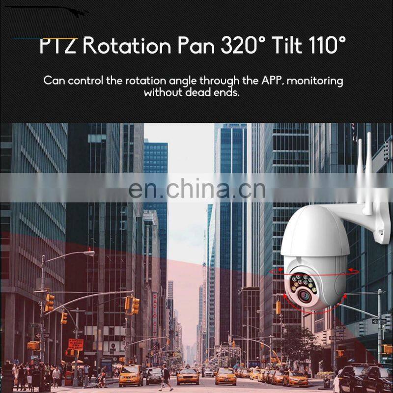 Security Camera WiFi Wireless 1080P Outdoor Waterproof 10LED 5X Zoom HD 2MP IP66 CAMERA