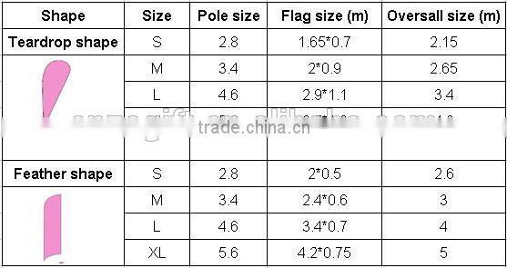 Golf Event teardrop flag