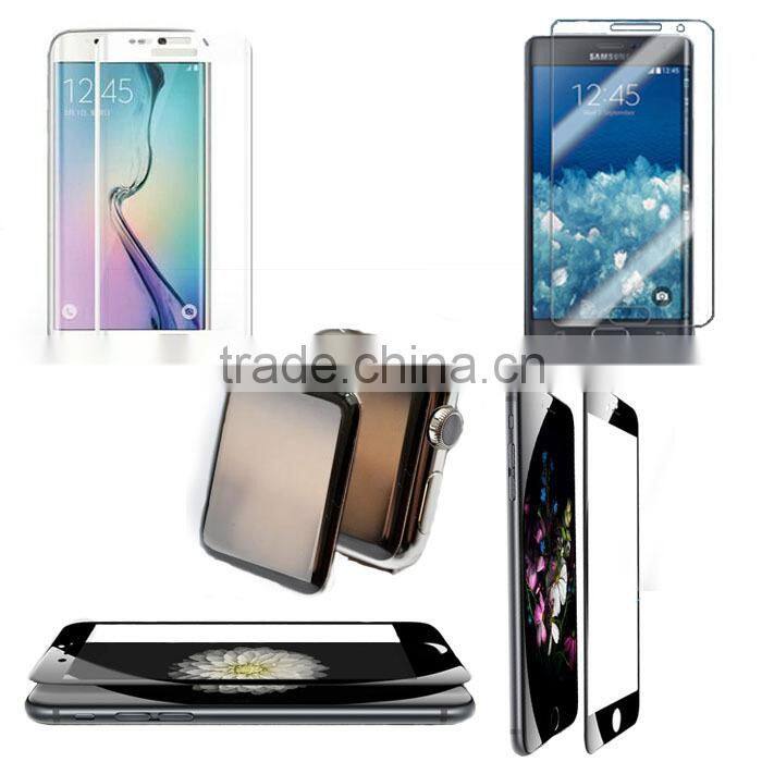 High quality 9H 3D Curved tempered glass screen protector for (38mm,42mm ) Apple Watch screen protector for Apple Watch