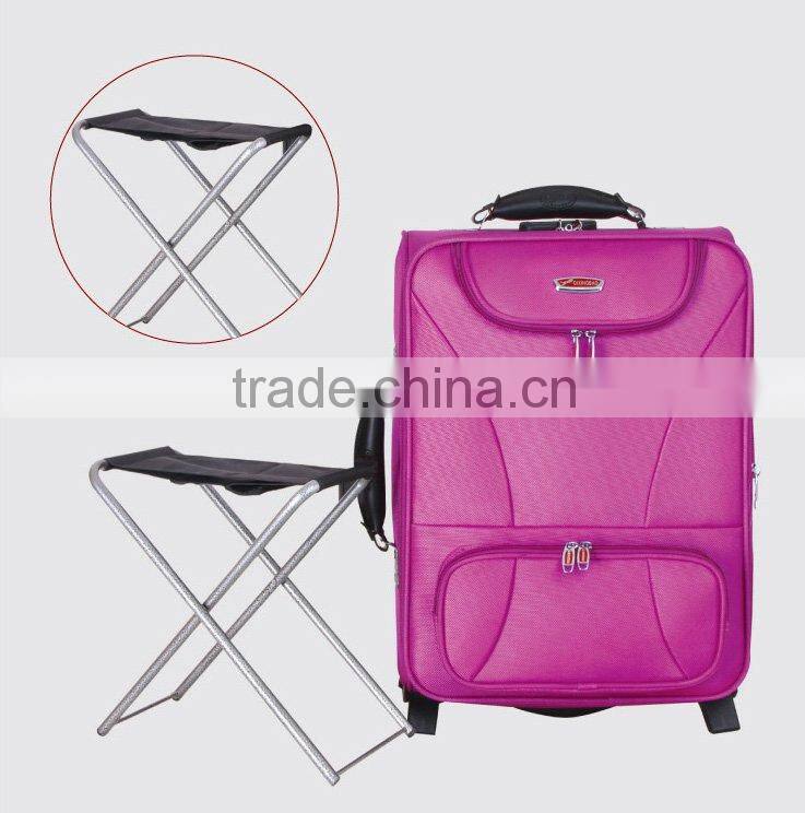 fashion trolley suitcase (have a seat)