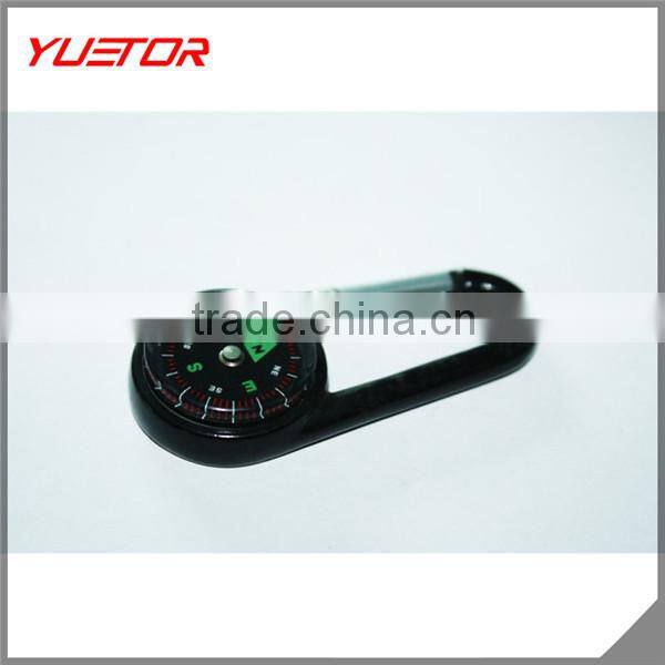 Portable fast button Outdoor Compass Hang Buckle 33g