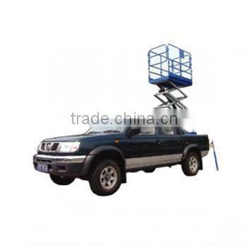 High quality hydraulic vehicle mounted scissor lift platform/truck mounted scissor lift LHSJCC0.3-16