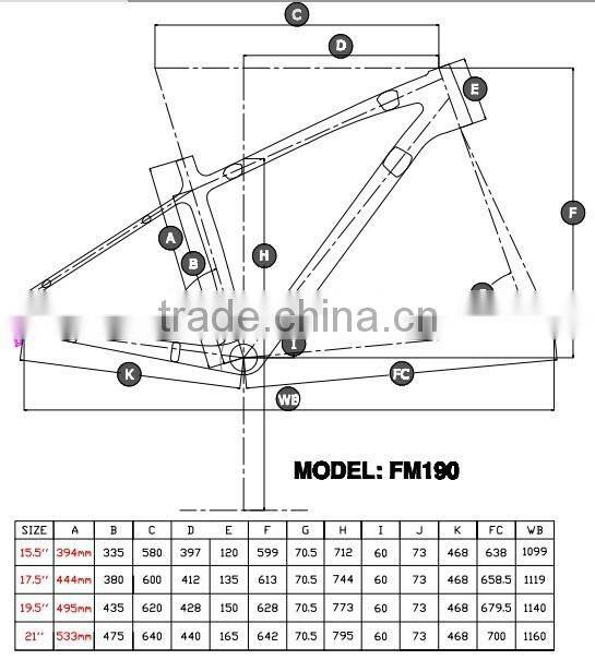 fatbike carbon frame 26er full carbon fiber snow bicycle frameset, cheap 26er fat bicycle frame