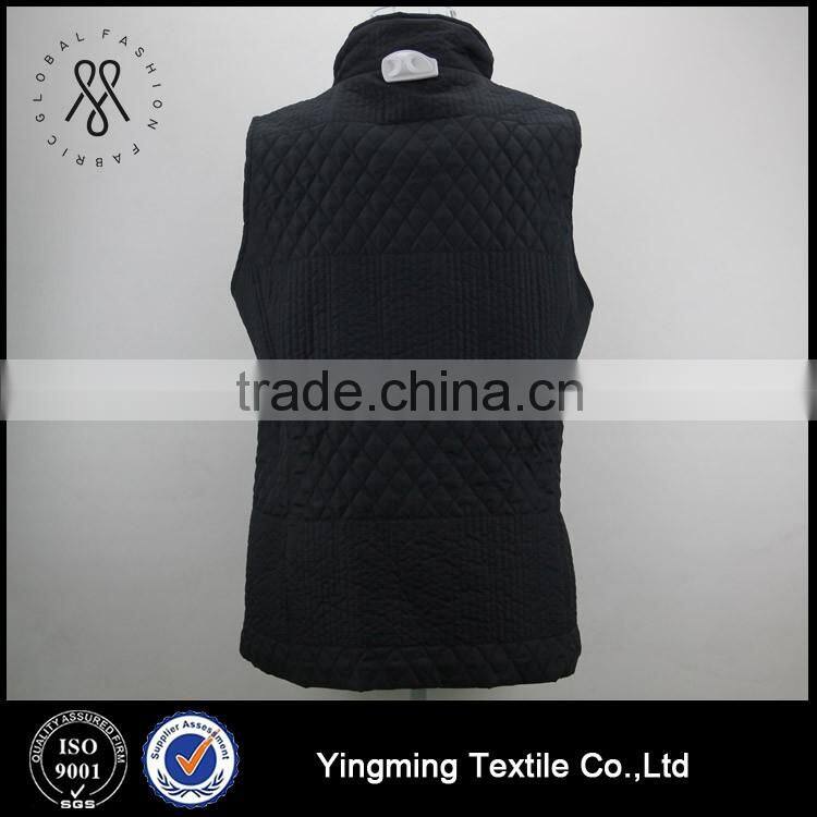2016 New Fashion Winter Warm Puffer Sleeveness Quilted Jacket Women Vest
