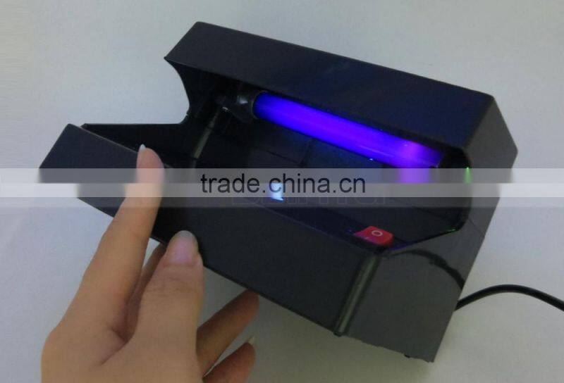 AC Power 2 IN 1 Magnifier 4W Blacklight UV Tube Money Detector Machine