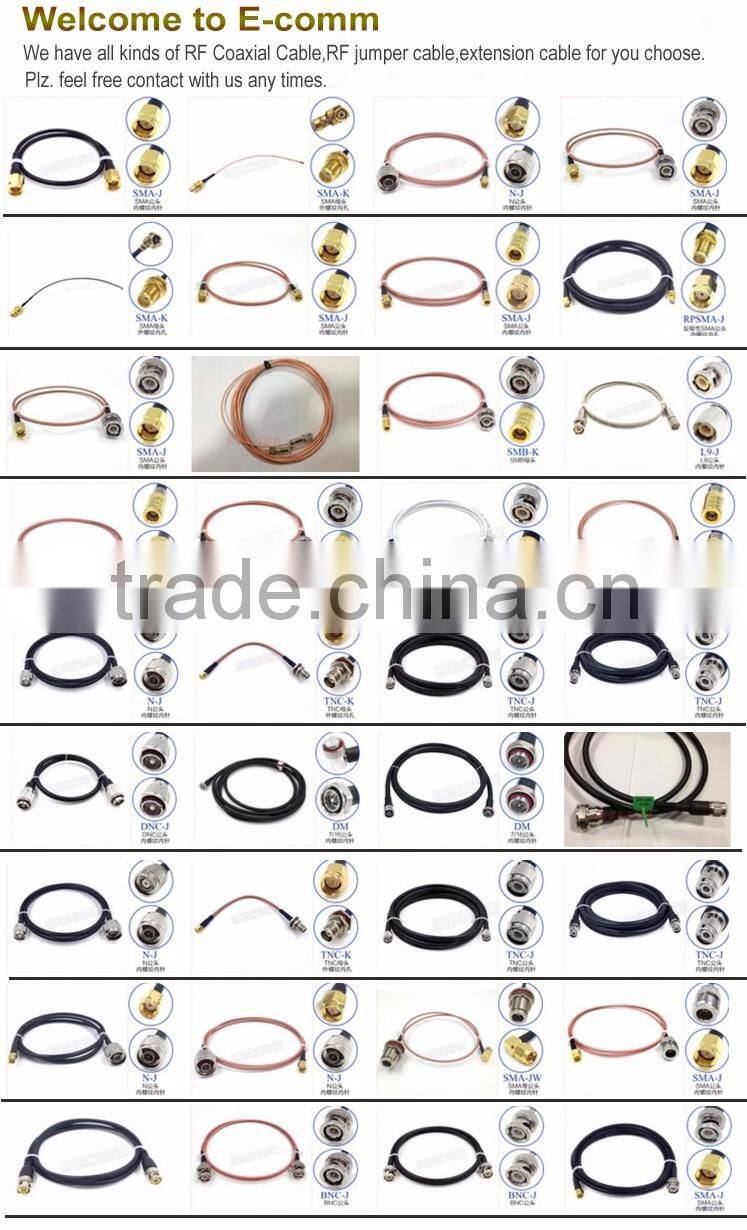 High Quality 50cm 20 inches Cable Connector BNC Male Jack Plug To SMA Male Straight Crimp RG316 Pigail Connector Cable