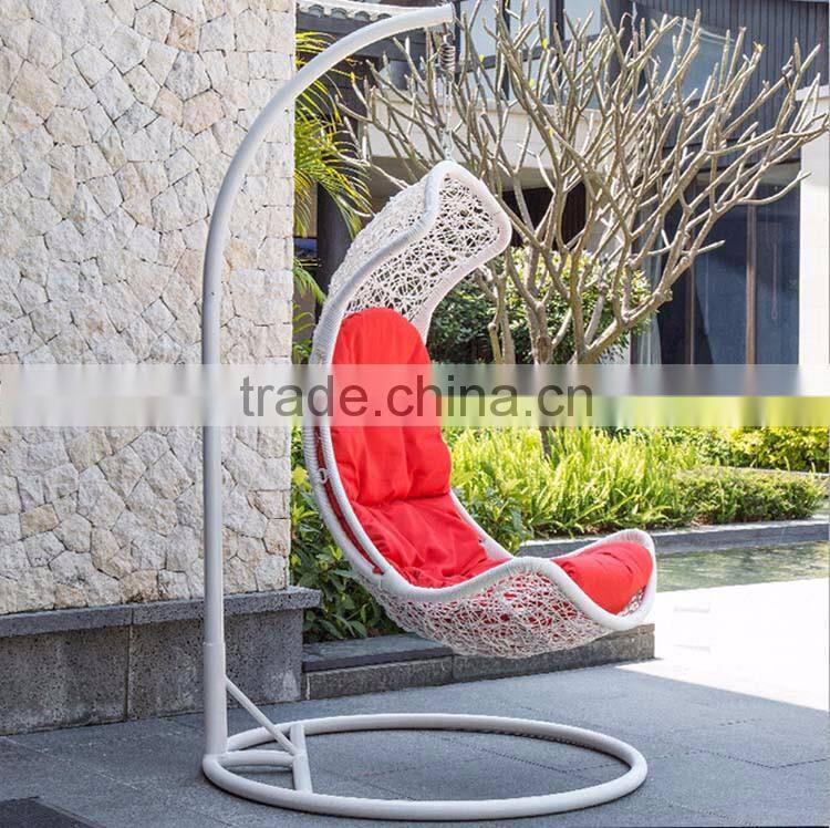 Patio Rattan Sofa Wicker Hanging Chair Stand Outdoor Hanging Lounge Chair