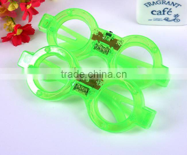 Funny Eyeglasses with Blinking Led Light Up Flashing Carnival Costumes Cosplay Accessories Fun Gifts disco